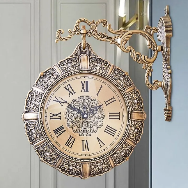 Luxury Lifestyle Aesthetic - Скандинавские ретро настенные часы для гостиной,