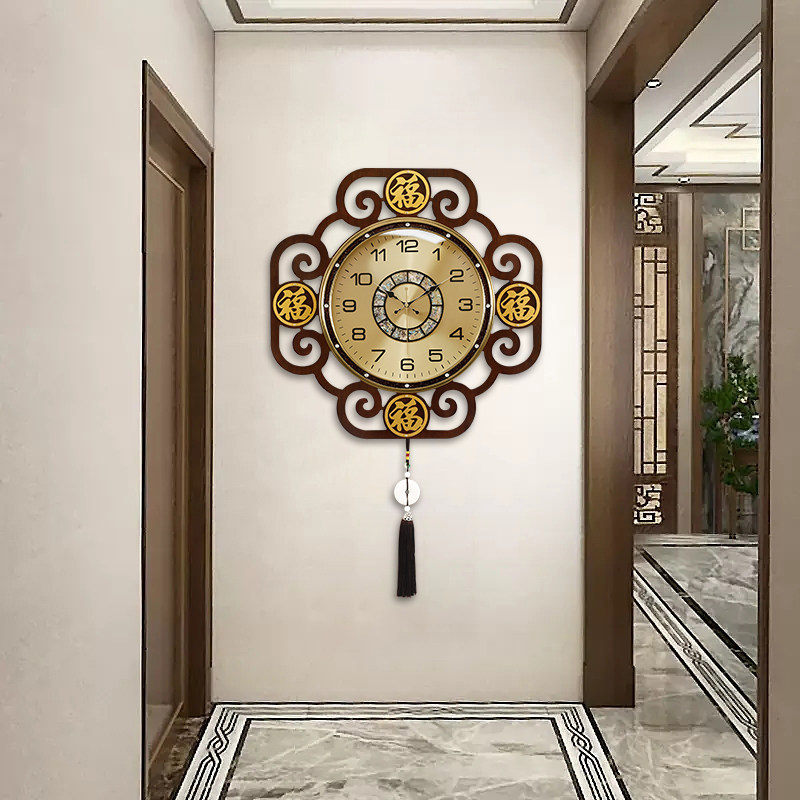 Luxury Lifestyle Aesthetic - Эстетичные настенные часы в китайском стиле,